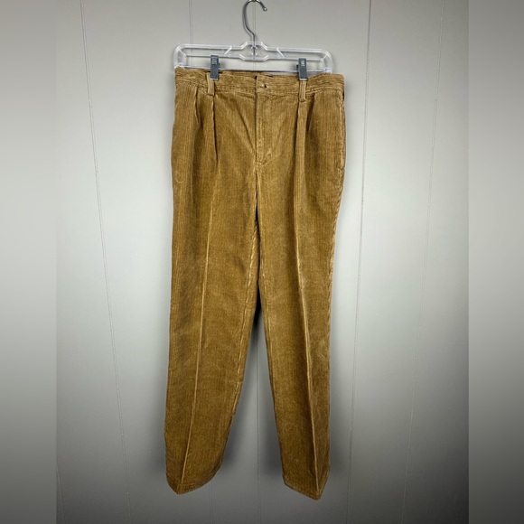 Ralph Lauren Boy’s Brown Corduroy Pants Size 18 - Picture 1 of 4